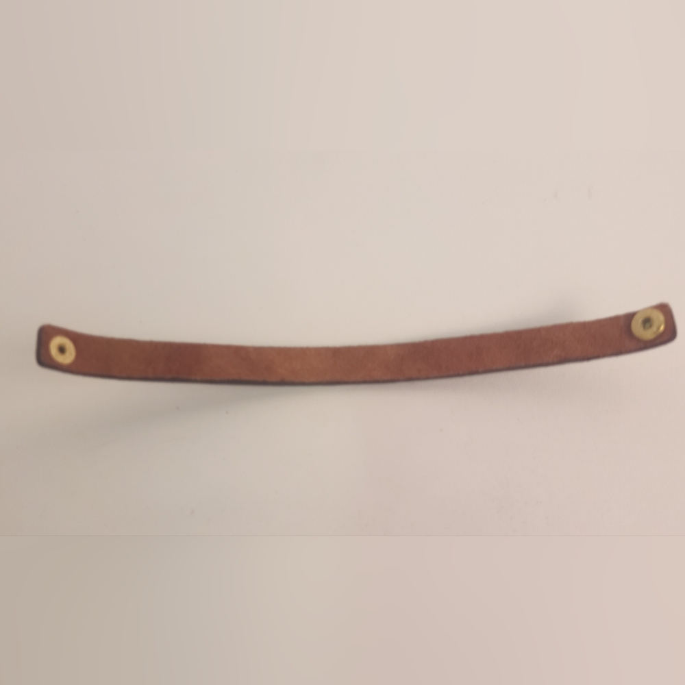 Louis Vuitton Brown Monogram Canvas Pebble Leather Bracelet - Picture 6 of 7